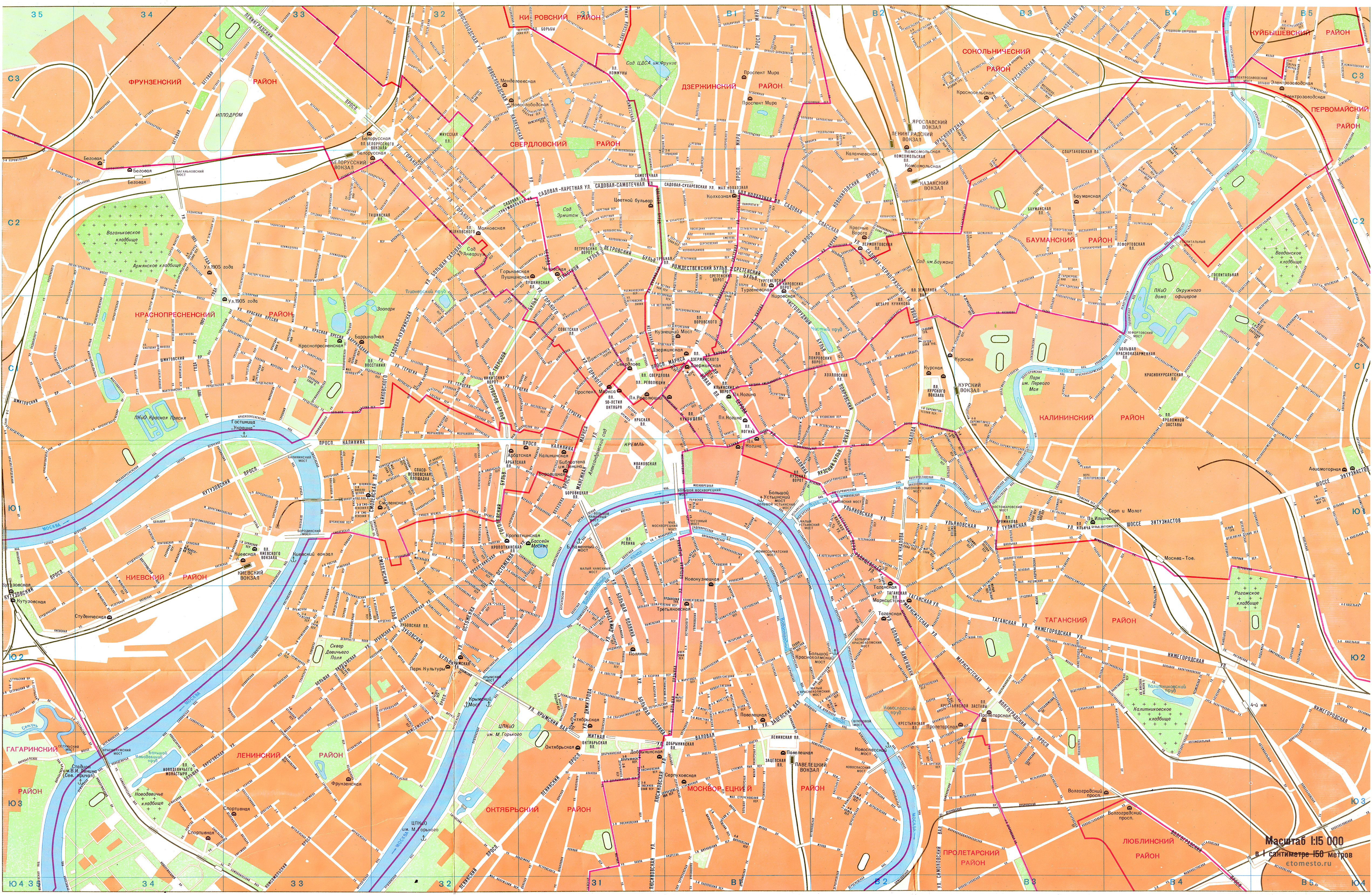 Центр Москвы карта центр Москвы карта